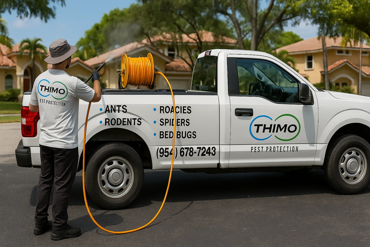 Thimo Pest Protection service truck